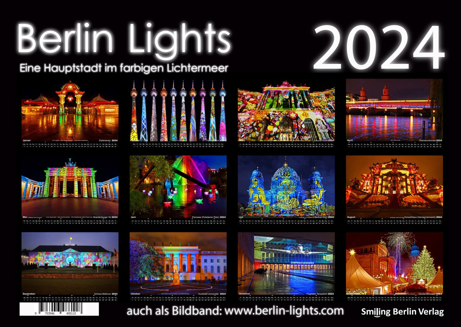 Kalender 2024 Berlin Lights Kalender 2024 Eine Hauptstadt im